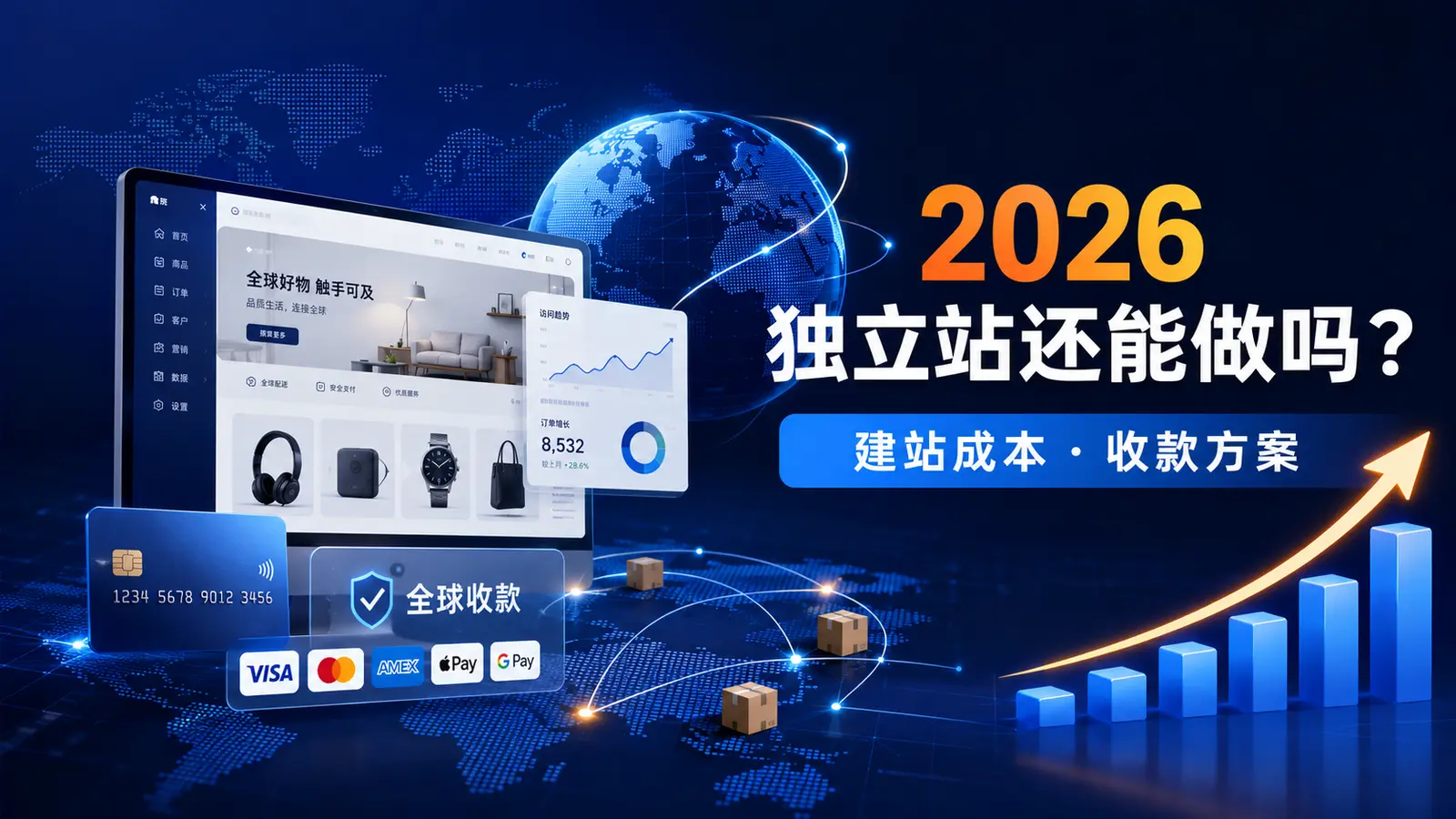 2026年跨境独立站建站成本与收款方案攻略封面