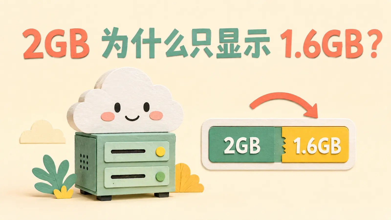 阿里云2G内存服务器在宝塔面板只显示1.6GB