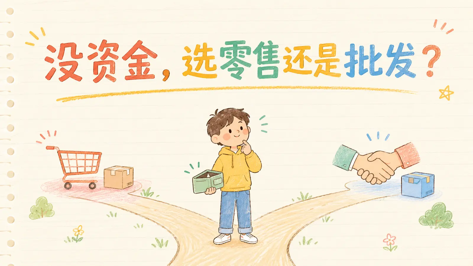 新手没资金做跨境，选择零售电商还是外贸批发