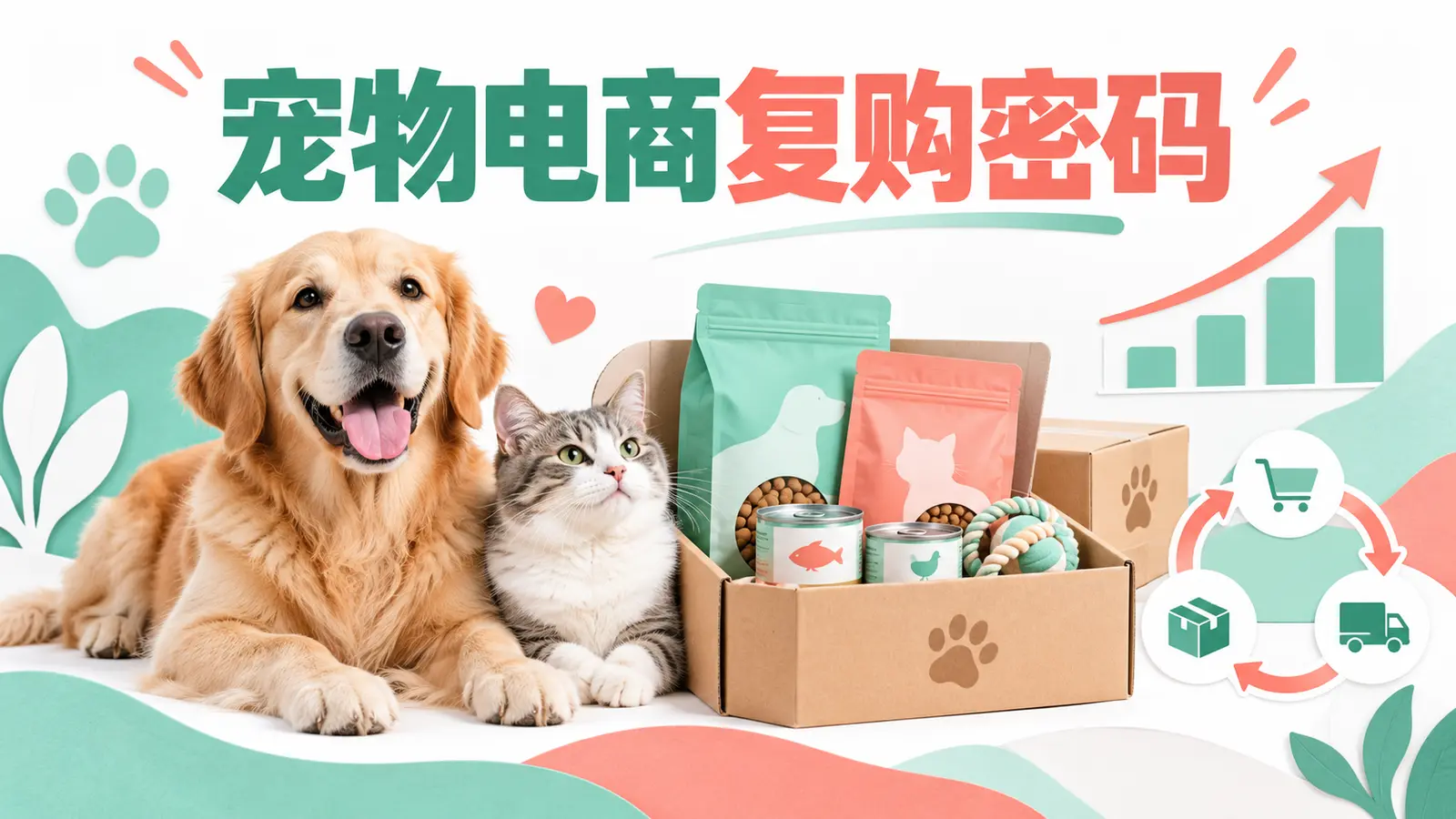 宠物用品订阅电商与自动补货复购策略案例封面