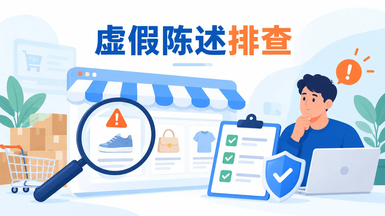 Google Merchant Center虚假陈述停用排查与申诉清单封面