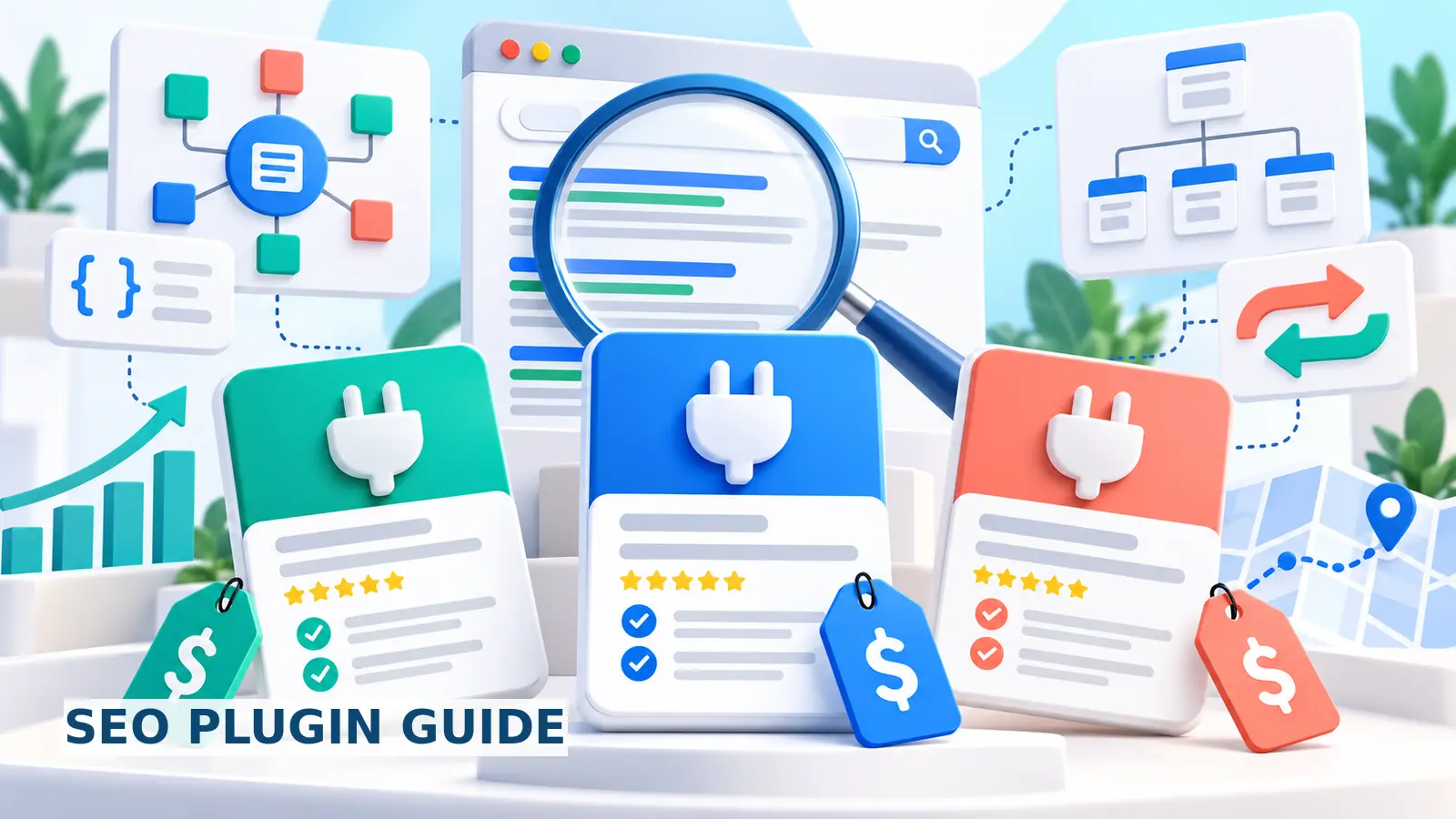 Yoast SEO、Rank Math与SEOPress费用Schema重定向和迁移选择指南封面