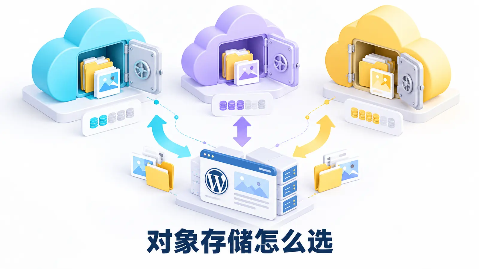 Cloudflare R2、Backblaze B2与Wasabi用于WordPress备份和媒体的费用对比封面