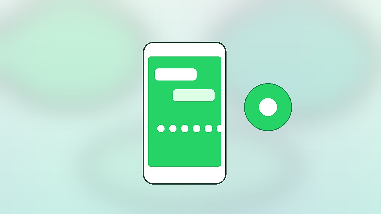 WhatsApp 注册验证码与手机示意