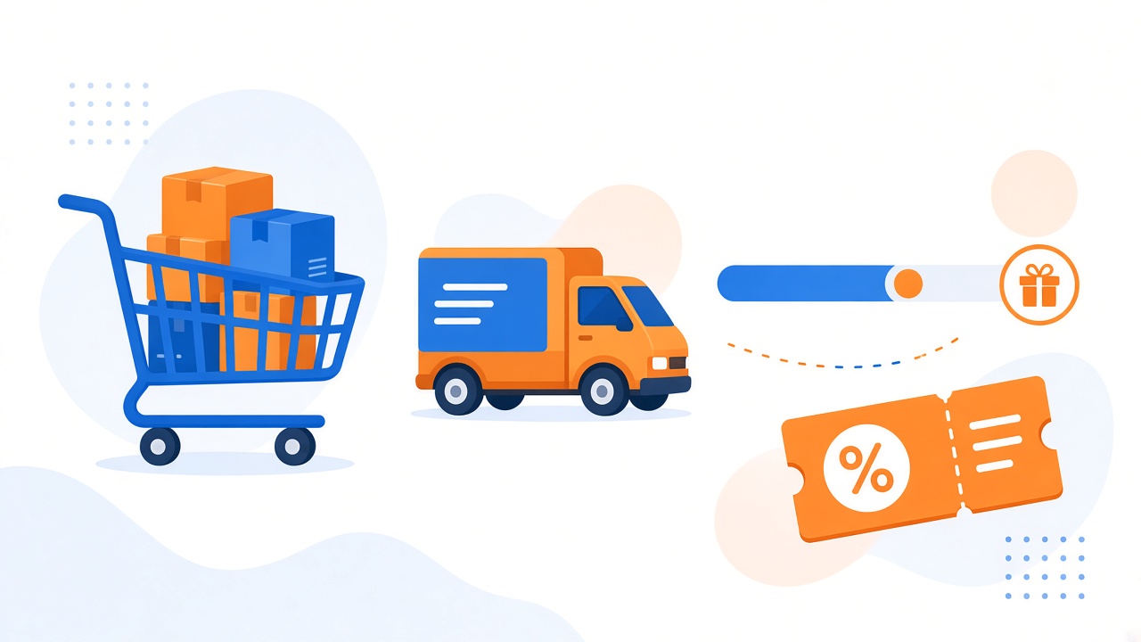 WooCommerce 满额包邮设置示意封面图