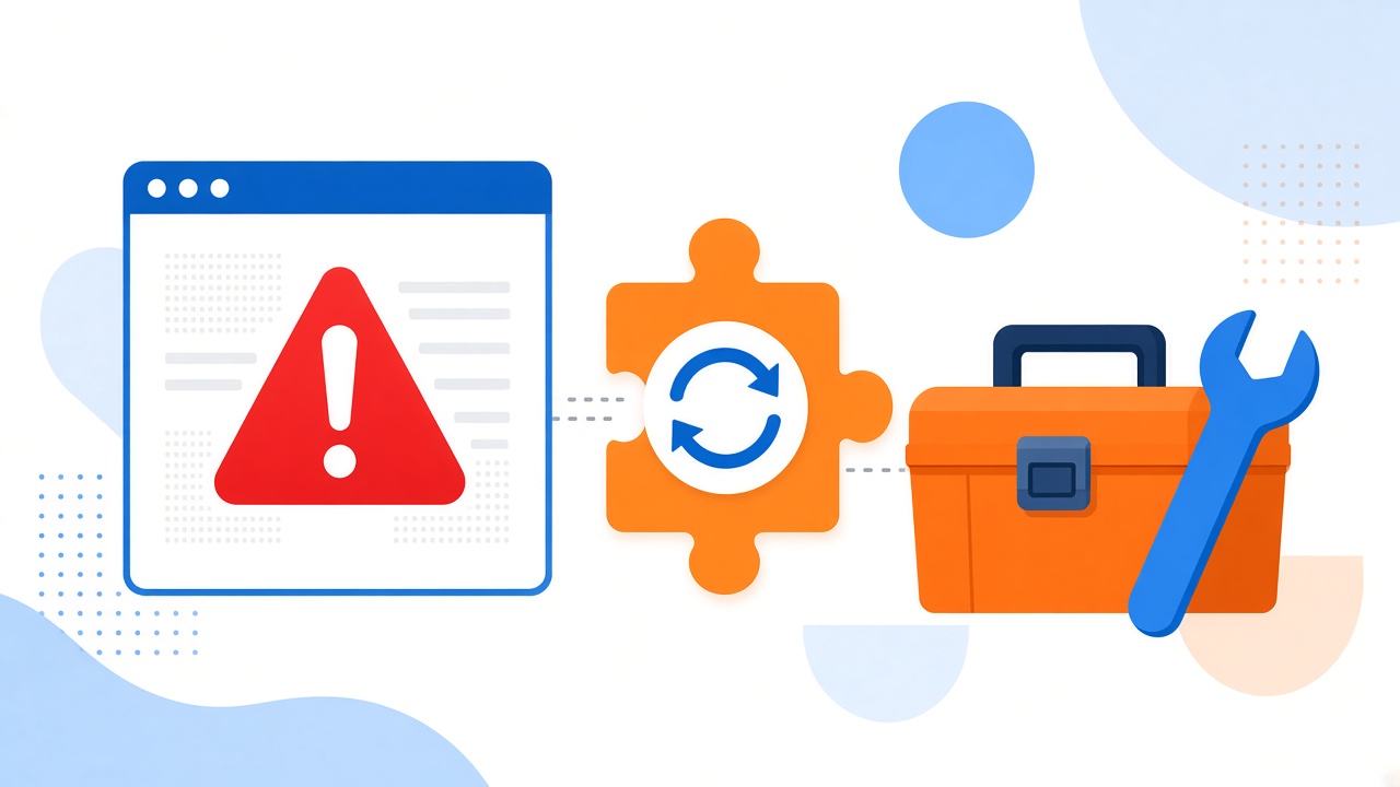 WordPress 插件更新后出现致命错误的示意封面图