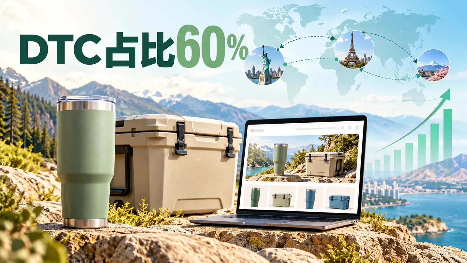 YETI 2025年DTC收入11.278亿美元占比60%的全渠道案例封面